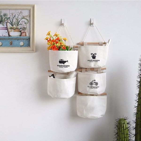 storage bags cute wall hanging bag linen clothes organizer closet children room pouch home #50g
storage bags cute wall hanging bag linen clothes organizer closet children room pouch home #50g