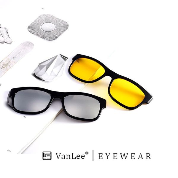 fashion sunglasses frames tr90 set glasses myopia frame polarized front hanging cover, Black
fashion sunglasses frames tr90 set glasses myopia frame polarized front hanging cover, Black