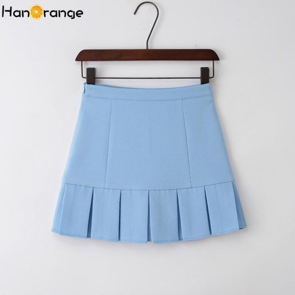hanorange 2021 high waist slim college preppy style pleated skirt with safety pant white/black/pink/dark blue/sky blue xs- skirts
hanorange 2021 high waist slim college preppy style pleated skirt with safety pant white/black/pink/dark blue/sky blue xs- skirts