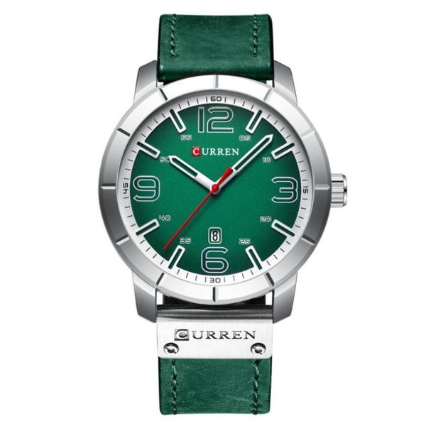 wristwatches men watches curren fashion casual quartz male clock leather wrist with calendar, Slivery;brown
wristwatches men watches curren fashion casual quartz male clock leather wrist with calendar, Slivery;brown