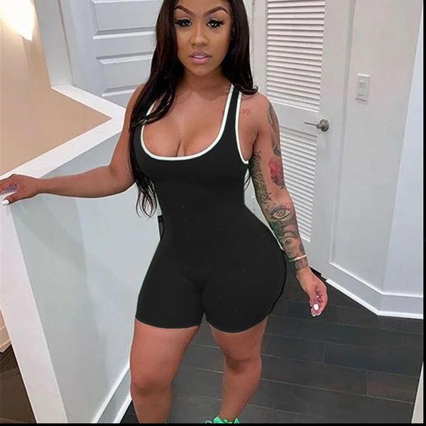 women sleeveless jumpsuits tank jumpsuit rompers playsuit bodycon biker shorts 3 colors solid stretch pants trousers, Black;white
women sleeveless jumpsuits tank jumpsuit rompers playsuit bodycon biker shorts 3 colors solid stretch pants trousers, Black;white