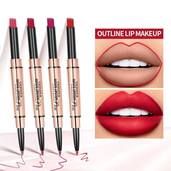 lip pencils 1pc double-headed liner 2 in 1 lipstick portable long-lasting color waterproof small tube & for makeup
lip pencils 1pc double-headed liner 2 in 1 lipstick portable long-lasting color waterproof small tube & for makeup