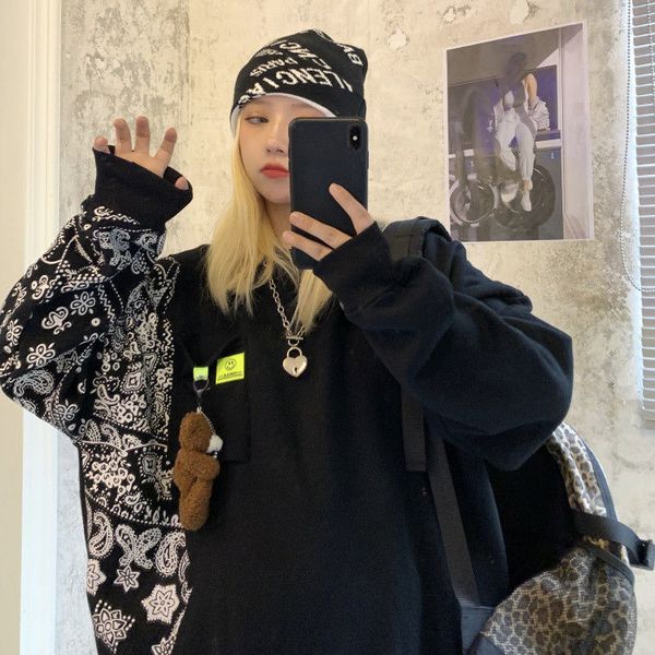 hoodie autumn/winter sewing ins big size vests men and women loose original hip hop wind around the neck couple jacket, Black
hoodie autumn/winter sewing ins big size vests men and women loose original hip hop wind around the neck couple jacket, Black