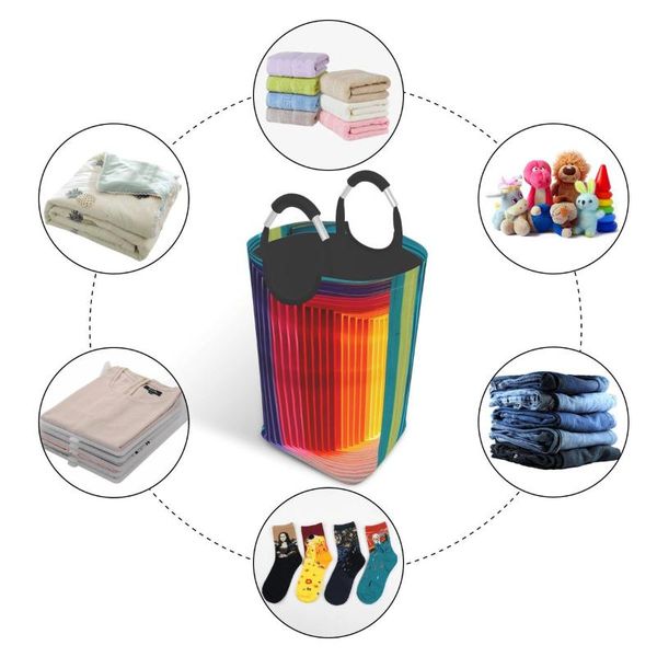 colorful clothing laundry basket bag folding large capacity clothes storage bucket waterproof & organization
colorful clothing laundry basket bag folding large capacity clothes storage bucket waterproof & organization