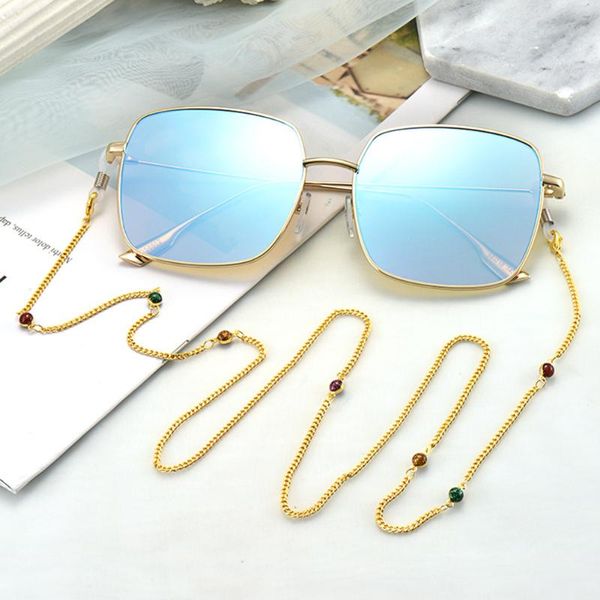 sunglasses frames 2021 fashion beads glasses chains for women retro metal lanyards strap eyewear cord holder, Silver
sunglasses frames 2021 fashion beads glasses chains for women retro metal lanyards strap eyewear cord holder, Silver