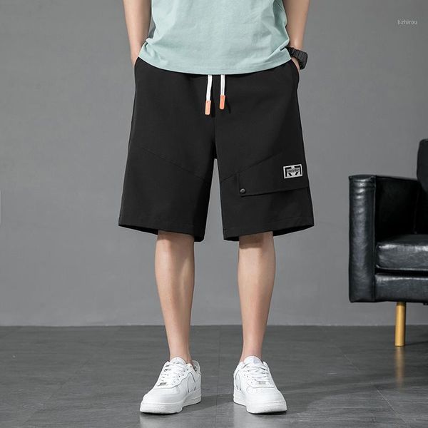 casual shorts men's summer loose and comfortable five-point pants drawstring fashion clothing, White;black
casual shorts men's summer loose and comfortable five-point pants drawstring fashion clothing, White;black