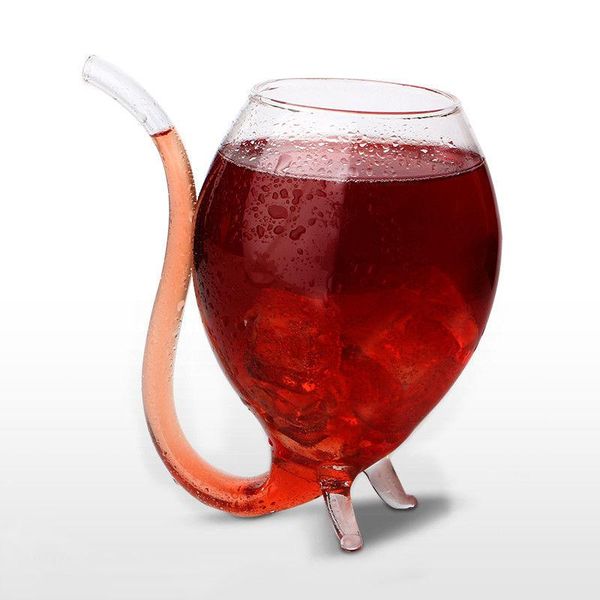 wine glasses high temperature water cup creative red glass cocktail cold drink juice straw cups insulated
wine glasses high temperature water cup creative red glass cocktail cold drink juice straw cups insulated