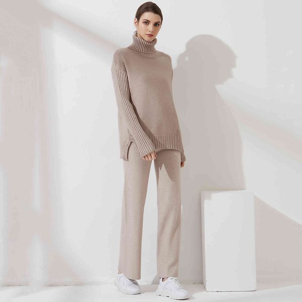 women's two piece pants wixra mulheres agasalho grosso oversized camisola de gola alta + cordão calças perna larga outono inverno femin, White
women's two piece pants wixra mulheres agasalho grosso oversized camisola de gola alta + cordão calças perna larga outono inverno femin, White