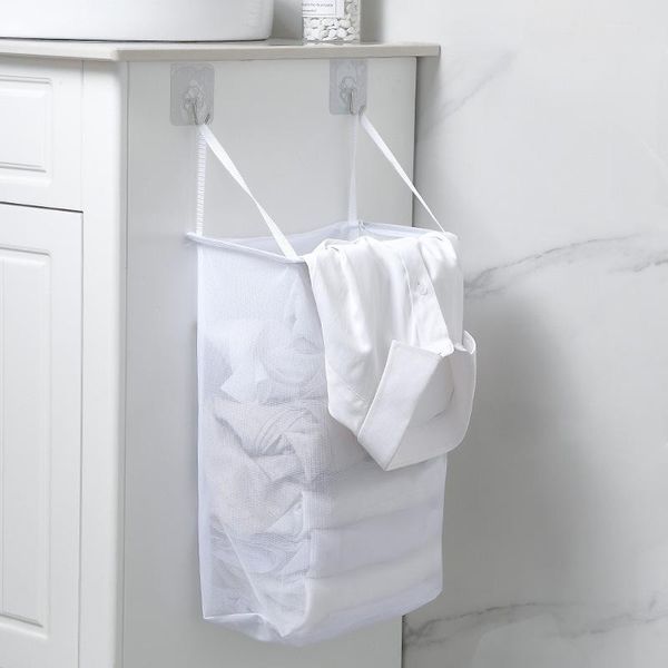 portable breathable mesh laundry basket foldable punch-wall mounted dirty clothes bathroom storage baskets bags
portable breathable mesh laundry basket foldable punch-wall mounted dirty clothes bathroom storage baskets bags