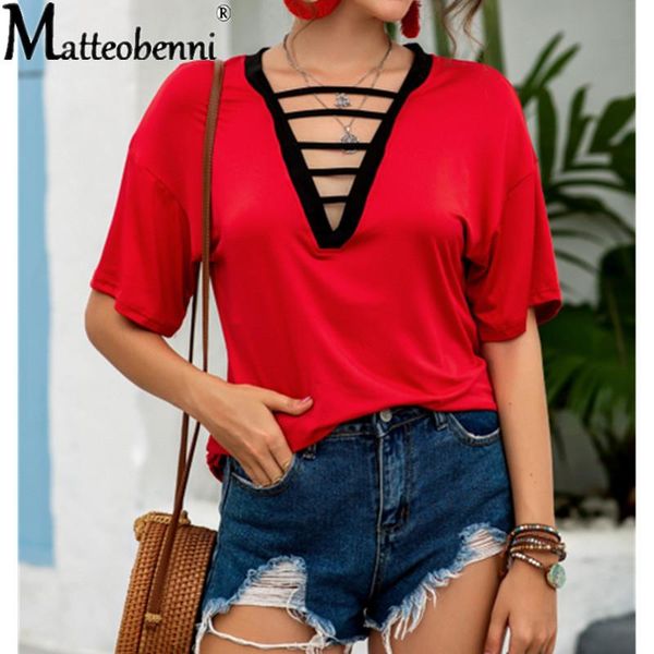 women's t-shirt 2021 fashion hollow out v-neck women short sleeve t-shirts summer casual loose 5xl large size streetwear, White
women's t-shirt 2021 fashion hollow out v-neck women short sleeve t-shirts summer casual loose 5xl large size streetwear, White