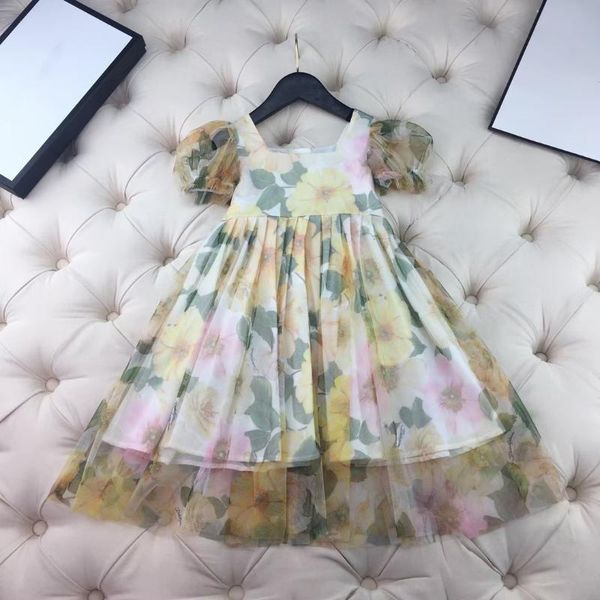 green girl's cute cotton dress summer flowe rpuff sleeve evening dresses, Red;yellow
green girl's cute cotton dress summer flowe rpuff sleeve evening dresses, Red;yellow