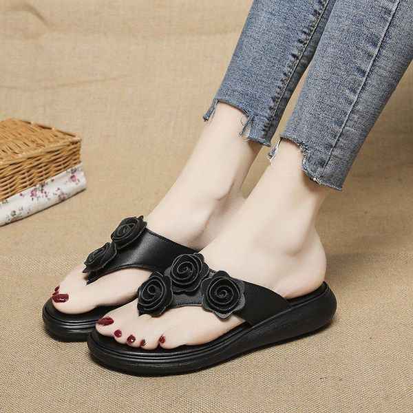 slippers 2021 summer women's flip flops casual fashion comfortable ladies flower outdoor beach shoes zapatillas casa mujer, Black
slippers 2021 summer women's flip flops casual fashion comfortable ladies flower outdoor beach shoes zapatillas casa mujer, Black