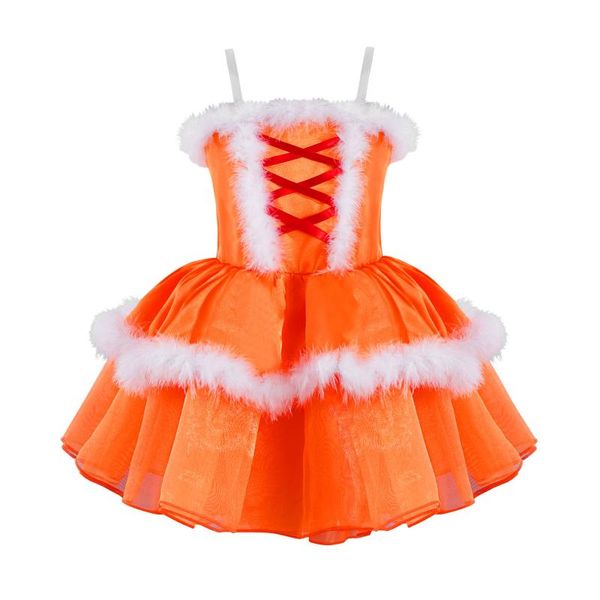 girl's dresses orange kids girls christmas cami dress adjustable straps faux fur adorned ballet dance mesh tutu year party ball gown, Red;yellow
girl's dresses orange kids girls christmas cami dress adjustable straps faux fur adorned ballet dance mesh tutu year party ball gown, Red;yellow