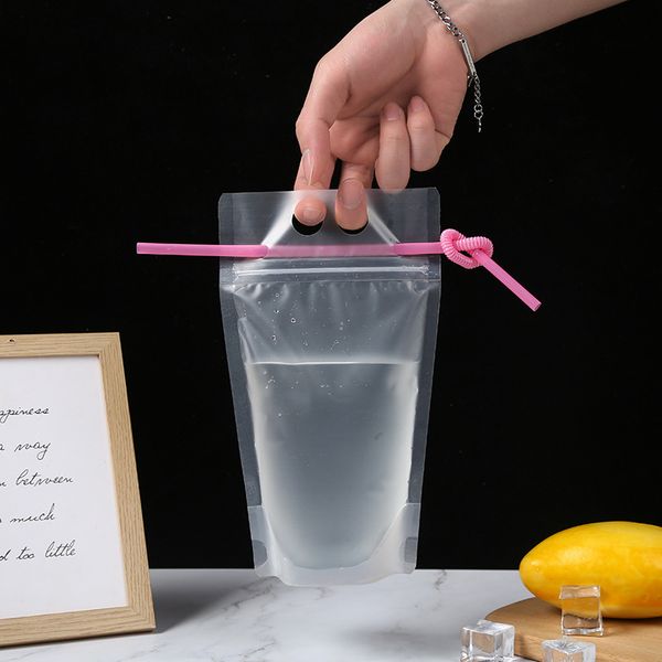 zip lock plastic drink packaging pouches stand up doypack bags for juice milk coffee drinking baggie with handle clear stand-up beverage
zip lock plastic drink packaging pouches stand up doypack bags for juice milk coffee drinking baggie with handle clear stand-up beverage