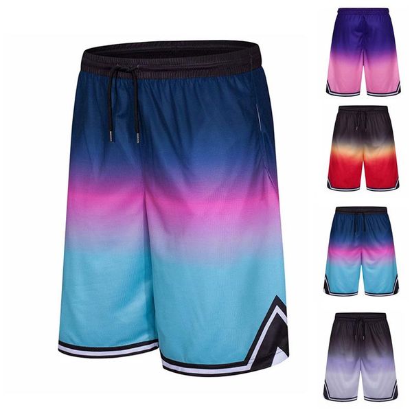 men's shorts mesh casual pants fitness jogging brand trousers sports running training gradient breathable, White;black
men's shorts mesh casual pants fitness jogging brand trousers sports running training gradient breathable, White;black