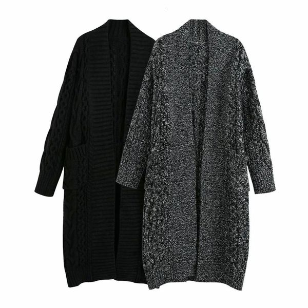blends autumn winter women twisted knit coat long sleeves windbreaker outerwear trench parka female, Black
blends autumn winter women twisted knit coat long sleeves windbreaker outerwear trench parka female, Black