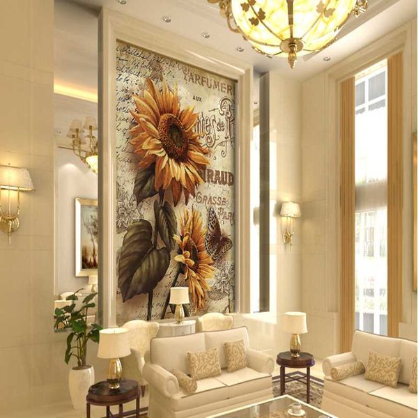 wallpapers custom 3d wallpaper modern fashion sunflower art porch corridor family bedroom living room dining background
wallpapers custom 3d wallpaper modern fashion sunflower art porch corridor family bedroom living room dining background