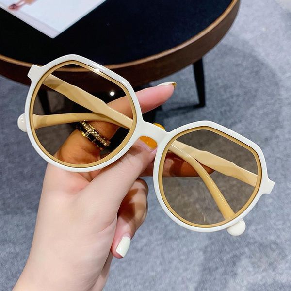 sunglasses 2021 fashion women round brand designer vintage beige thin frame oversize sun glasses outdoor street eyewear, White;black
sunglasses 2021 fashion women round brand designer vintage beige thin frame oversize sun glasses outdoor street eyewear, White;black