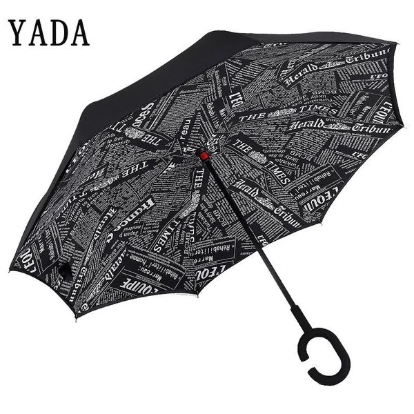 umbrellas yada spaper reverse umbrella folding for women double layer inverted rainproof parasol rain sun car yd089
umbrellas yada spaper reverse umbrella folding for women double layer inverted rainproof parasol rain sun car yd089