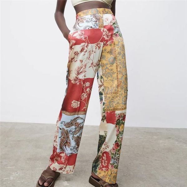 fashion patchwork floral print womens capris wide leg elastic high waist trousers female summer beach loose palazzo, Black;white
fashion patchwork floral print womens capris wide leg elastic high waist trousers female summer beach loose palazzo, Black;white