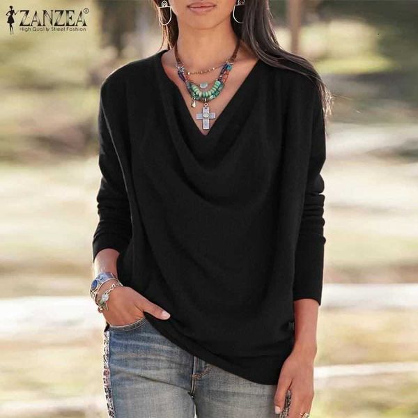 women's blouses & shirts blouses autumn blouse stylish v neck pullovers long sleeve blusas pleated female casual solid tunic over fo2w, White
women's blouses & shirts blouses autumn blouse stylish v neck pullovers long sleeve blusas pleated female casual solid tunic over fo2w, White