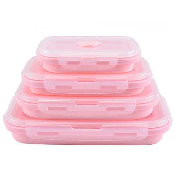 pink grade silicone lunch box folding eco-friendly container bento collapsible portable microwave crisper b dinnerware sets
pink grade silicone lunch box folding eco-friendly container bento collapsible portable microwave crisper b dinnerware sets