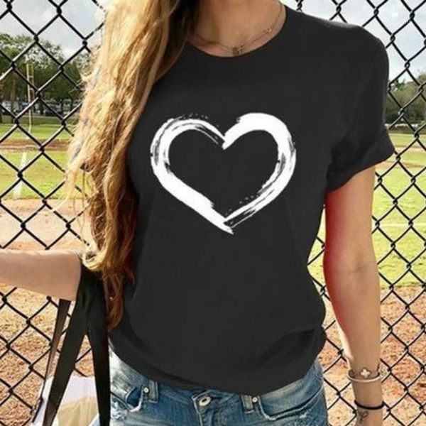 women's t-shirt jiayan summer cartoon casual tees print short-sleeved loose clothing streetwear female, White
women's t-shirt jiayan summer cartoon casual tees print short-sleeved loose clothing streetwear female, White