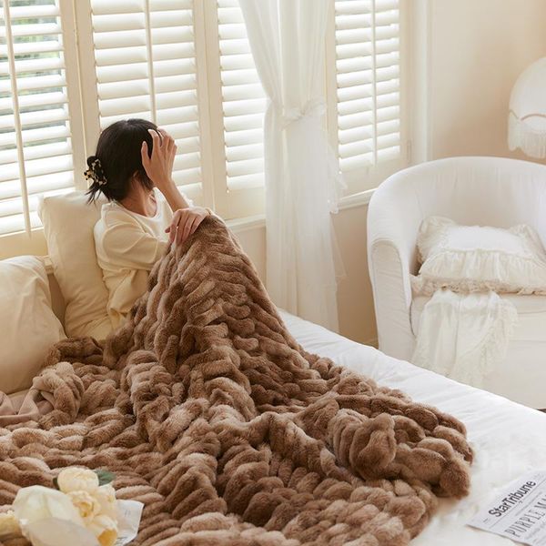 blankets winter thicken faux plush blanket soft warm sofa chair cover luxury imitation fur shaggy striped throw
blankets winter thicken faux plush blanket soft warm sofa chair cover luxury imitation fur shaggy striped throw