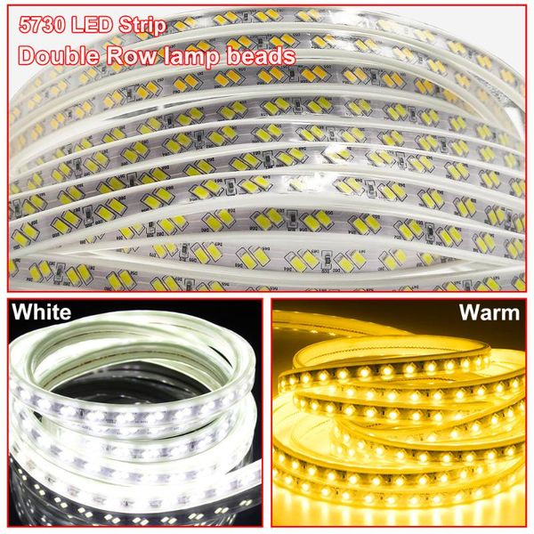 strips double row led light strip 5730 120led/m 220v outdoor indoor waterproof smd flexible +eu plug 1m 2m 3m 4m 5m
strips double row led light strip 5730 120led/m 220v outdoor indoor waterproof smd flexible +eu plug 1m 2m 3m 4m 5m