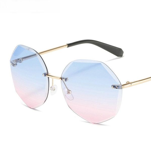 sunglasses brand gradient oversized women rimless square sun glasses clear ocean lens summer style sunglass for lady, White;black
sunglasses brand gradient oversized women rimless square sun glasses clear ocean lens summer style sunglass for lady, White;black