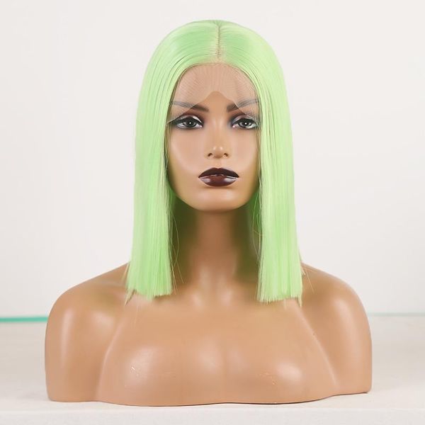 synthetic wigs rongduoyi green hair short wig heat resistant lace front for women middle part bob cosplay straight, Black
synthetic wigs rongduoyi green hair short wig heat resistant lace front for women middle part bob cosplay straight, Black