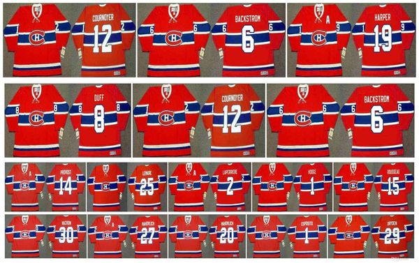 

Vintage Montreal Canadiens Jersey 19 Larry Robinson 29 Ken Dryden 30 VACHON 27 FRANK MAHOVLICH 20 PETER MAHOVLICH 1 TONY ESPOSITO CCM Hockey, Colour 1