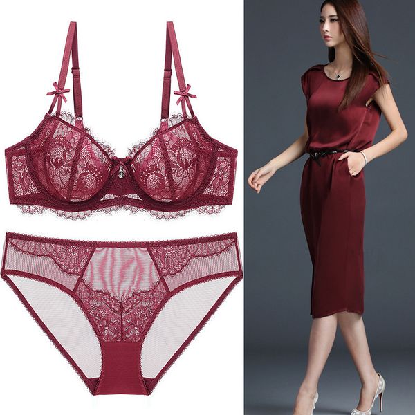 59% off factory outlet store 494# ultra thin lace transparent breathable bra underwear suit large size lingerie, Red;black
59% off factory outlet store 494# ultra thin lace transparent breathable bra underwear suit large size lingerie, Red;black
