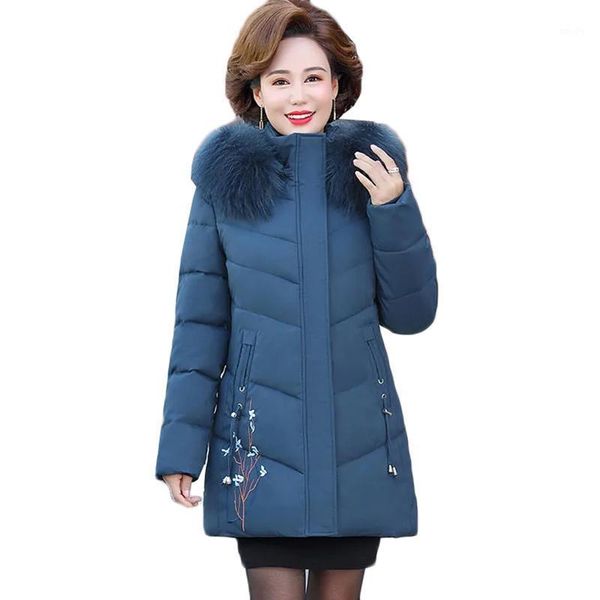 women's down & parkas winter jacket women parker warm cotton hooded overcoat plus size 5xl middle-aged female padded basic coat, Black
women's down & parkas winter jacket women parker warm cotton hooded overcoat plus size 5xl middle-aged female padded basic coat, Black