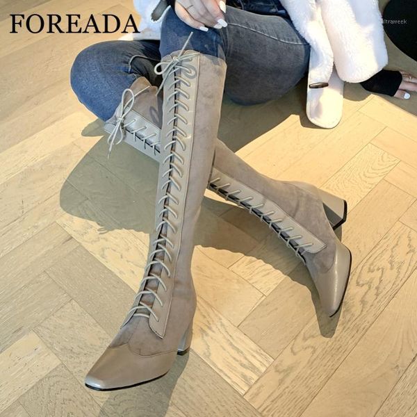 boots foreada real leather knee high heel woman lace up chunky shoes zipper square toe long female black1, Black
boots foreada real leather knee high heel woman lace up chunky shoes zipper square toe long female black1, Black