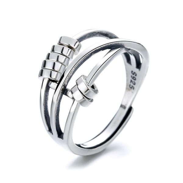 wholesale fine jewelry real s925 sterling silver rings finger ring fashion accessories adjustable size cluster, Golden;silver
wholesale fine jewelry real s925 sterling silver rings finger ring fashion accessories adjustable size cluster, Golden;silver