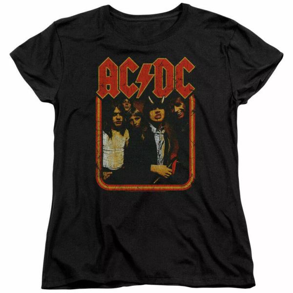 ac/dc group distressed womens t shirt licensed rock n roll band ladies black, White;black
ac/dc group distressed womens t shirt licensed rock n roll band ladies black, White;black