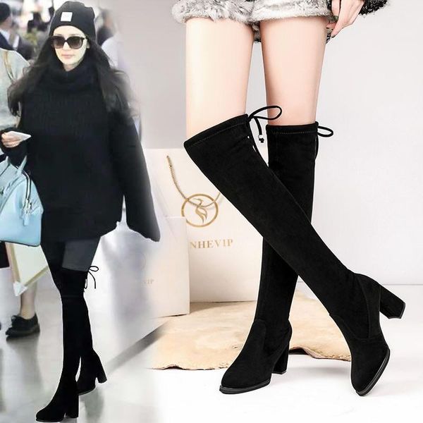 boots 2021 women's stretch pu leather over the knee non-slip thick-soled high-heeled thigh ladies fash, Black
boots 2021 women's stretch pu leather over the knee non-slip thick-soled high-heeled thigh ladies fash, Black