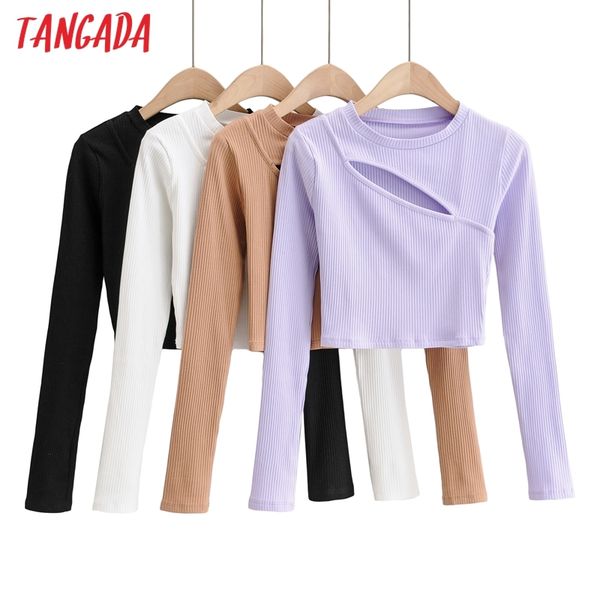 women front hollow out rayon crop t long sleeve o neck tees ladies casual tee shirt street wear 4p8 210416, White
women front hollow out rayon crop t long sleeve o neck tees ladies casual tee shirt street wear 4p8 210416, White