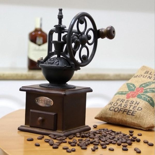 manual coffee grinders vintage hand crank mill beans grinder kitchen supplies for home cafe
manual coffee grinders vintage hand crank mill beans grinder kitchen supplies for home cafe