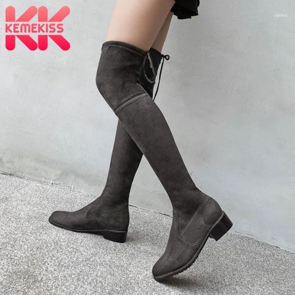 boots kemekiss women over knee thick heel pointed toe stretch flock shoes slip on winter warm fashion party footwear size 34-4211, Black
boots kemekiss women over knee thick heel pointed toe stretch flock shoes slip on winter warm fashion party footwear size 34-4211, Black