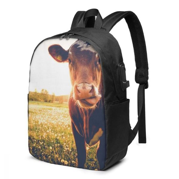 backpack school bag for boy and girl vintage single meadow cow with usb charging funny daypack teenager student
backpack school bag for boy and girl vintage single meadow cow with usb charging funny daypack teenager student