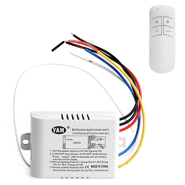 smart home control wireless 1/2/3 channel on/off lamp remote switch receiver transmitter #0604
smart home control wireless 1/2/3 channel on/off lamp remote switch receiver transmitter #0604