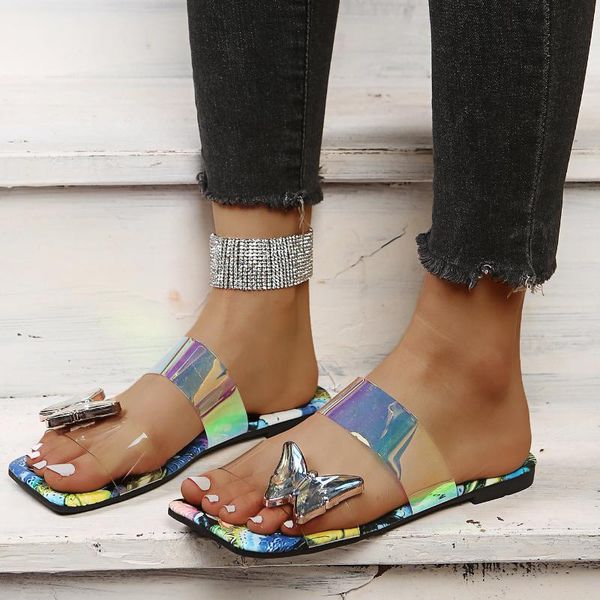 slippers flat comfortable women summer 2021 butterfly transparent fashion wild beach sandals and, Black
slippers flat comfortable women summer 2021 butterfly transparent fashion wild beach sandals and, Black