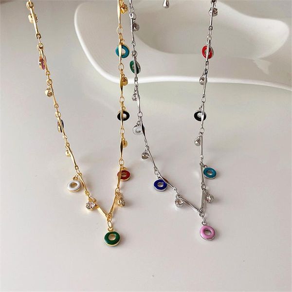 chokers rakol 2021 colorful fashion gold color enamel round metal choker necklaces for women girl sandy beach jewelry gift, Golden;silver
chokers rakol 2021 colorful fashion gold color enamel round metal choker necklaces for women girl sandy beach jewelry gift, Golden;silver
