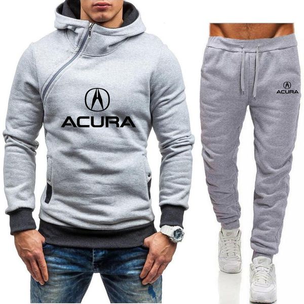 men's tracksuits brand trend 2021 diagonal zipper sweater + jogging pants ssuit fashion sports casual wear pullover, Gray
men's tracksuits brand trend 2021 diagonal zipper sweater + jogging pants ssuit fashion sports casual wear pullover, Gray