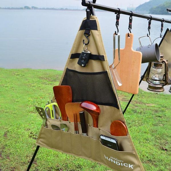 outdoor bags 2021 0d oxford cloth portable camping picnic tableware storage bag hangable cutlery organizer khaki
outdoor bags 2021 0d oxford cloth portable camping picnic tableware storage bag hangable cutlery organizer khaki