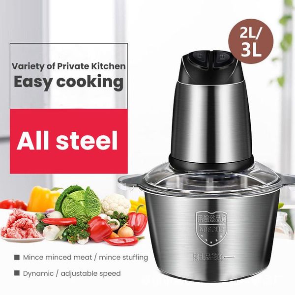 meat grinders 304 stainless steel grinder ginger garlic high capacity food processor 4 slices double chopped multifunctional machine
meat grinders 304 stainless steel grinder ginger garlic high capacity food processor 4 slices double chopped multifunctional machine
