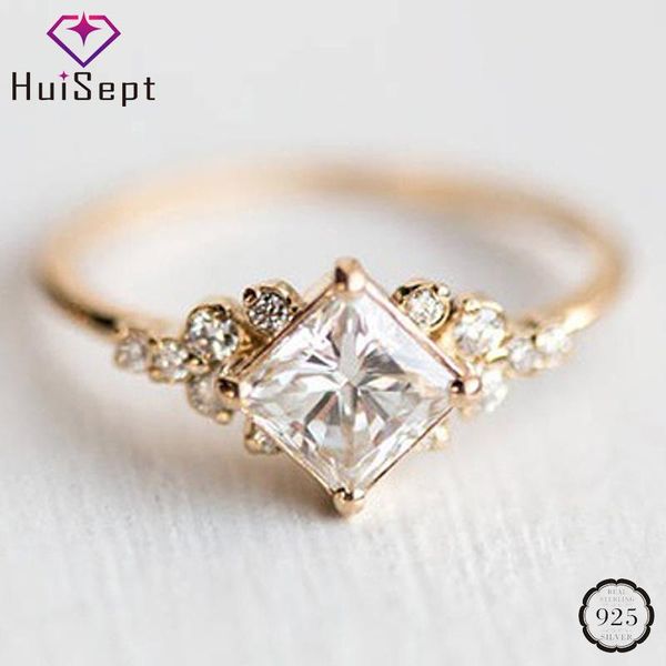 cluster rings huisept trendy silver 925 ring for women wedding party gift geometric shape zircon gemstone jewelry ornament wholesale, Golden;silver
cluster rings huisept trendy silver 925 ring for women wedding party gift geometric shape zircon gemstone jewelry ornament wholesale, Golden;silver