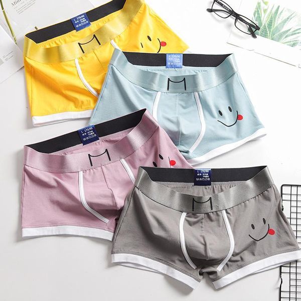 underpants men's underwear cute trendy cotton summer thin breathable sports style boyshorts boxer briefs, Black;white 
underpants men's underwear cute trendy cotton summer thin breathable sports style boyshorts boxer briefs, Black;white